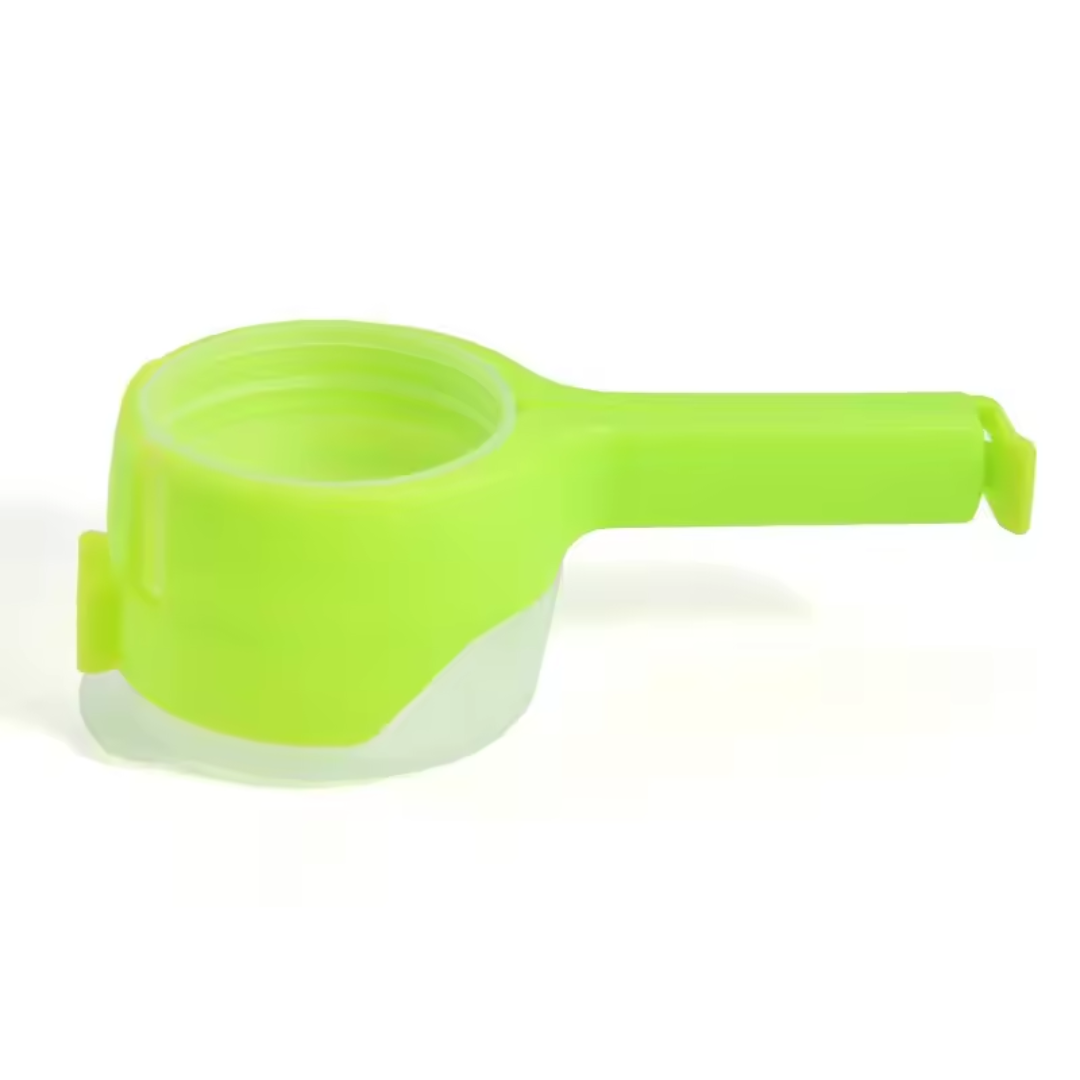 Clip sellador con tapa dosificadora