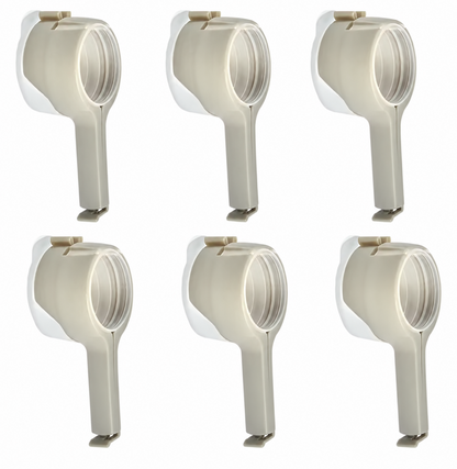 Clip sellador con tapa dosificadora